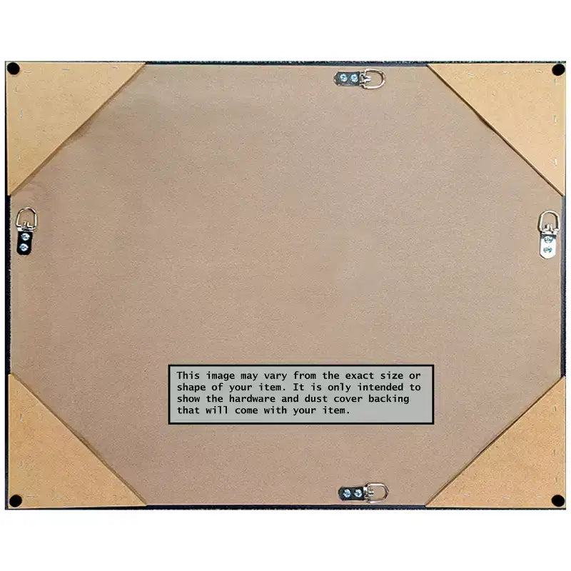 30" x 24" Non-Beveled Dark Bronze Scoop Wood Wall Mirror