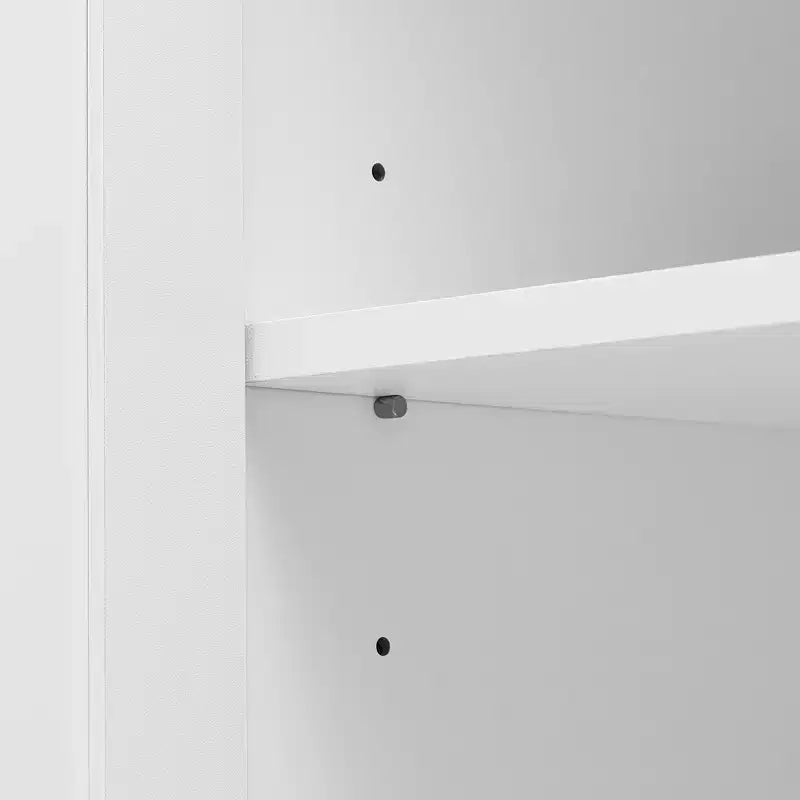 Tracy Modern Wood Freestanding Storage Cabinet with Double Doors and Adjustable Shelves