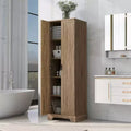Tracy Modern Wood Freestanding Storage Cabinet with Double Doors and Adjustable Shelves