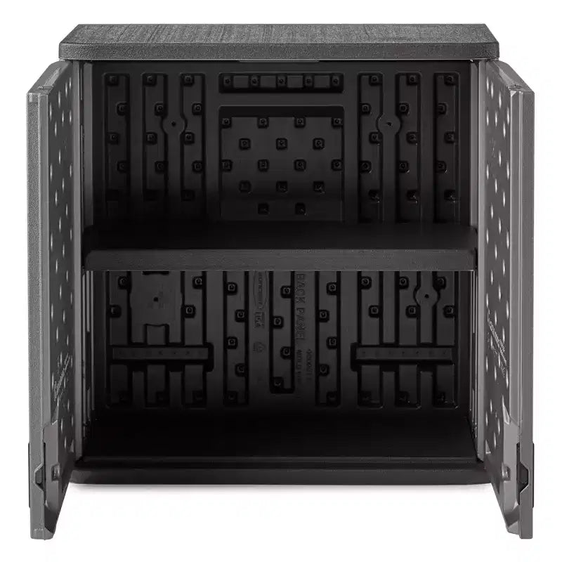 Single Shelf Wall Cabinet w/Wall Mounted Hand Tool Organizer (2 Pack)