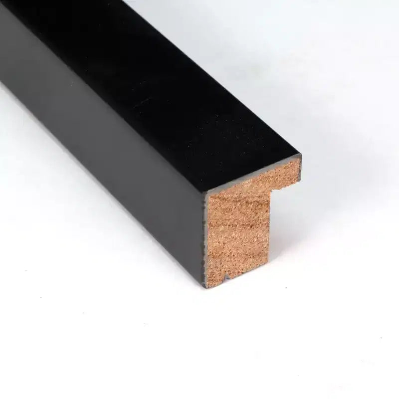 Svelte Petite Bevel Wood Bathroom Wall Mirror
