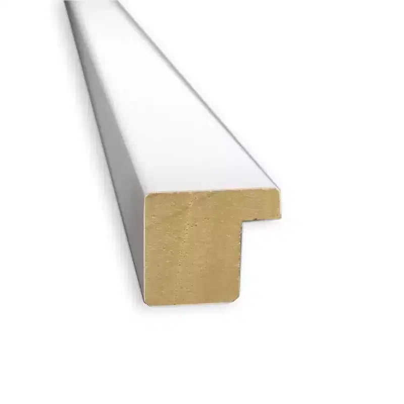 Svelte Petite Bevel Wood Bathroom Wall Mirror