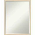 Svelte Petite Bevel Wood Bathroom Wall Mirror